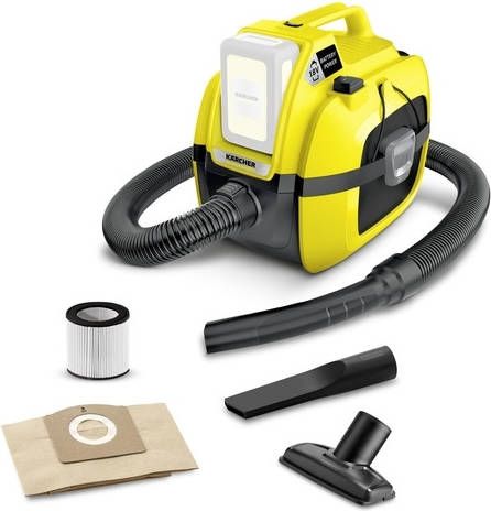 Kärcher Multifunctionele zuiger WD 1 Compact Battery 1.198 300.0, Accu niet inbegrepen