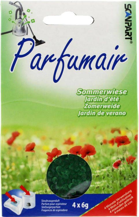 Scanpart Parfumair geurparels zomerweide, 4 stuks