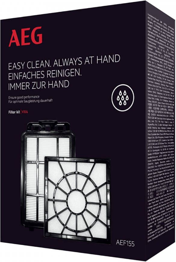 AEG Filter Kit Vx4 Electrolux 9001688424 Hepa Aef155