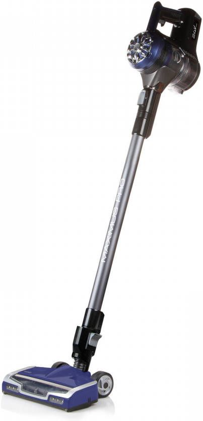 DOMO Do227sv Steelstofzuiger + Kruimelzuiger 2 in 1 24v Li ion Zwart