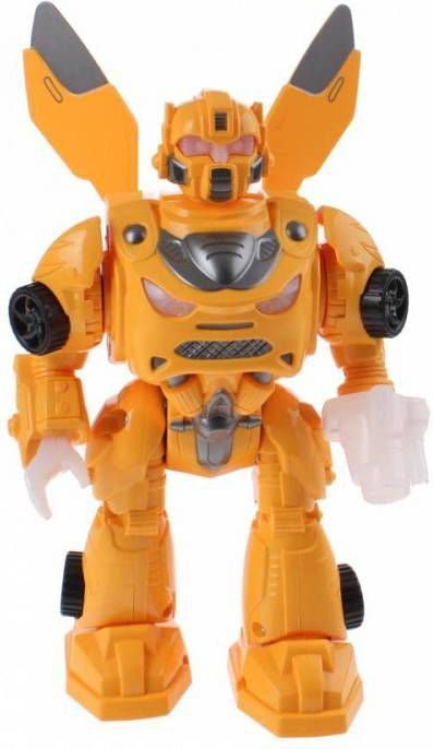 Jonotoys Robot Met Licht En Geluid 22 Cm Oranje