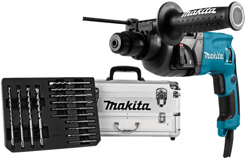 Makita HR2230X4 boorhamer + borenset (14st)