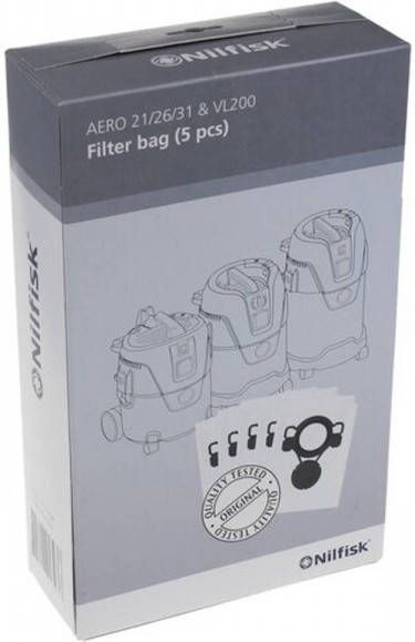 Nilfisk 2681045107 stofzuigerzak fleece Aero Buddy(4st )