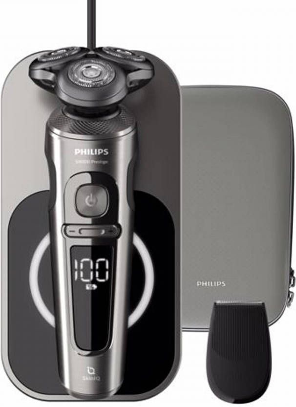 PHILIPS SP9860/13 Shaver Prestige 9000 – incl. Qi-oplaadpad –Wet & Dry