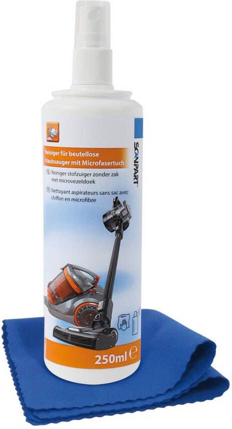 Scanpart 1190000114 bagless reiniger 250ml + doek