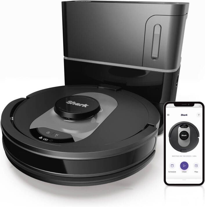 Shark Rv2500seu Ai 360 Robotstofzuiger Automatisch Leegstation Slimme Navigatie App Bediening