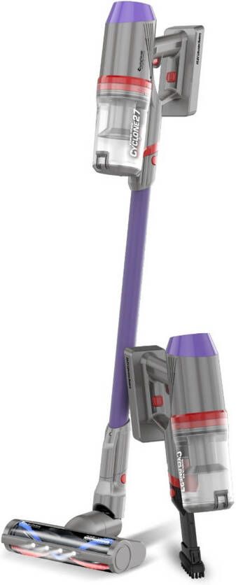 TurboTronic C27 Steelstofzuiger Met Kruimeldief Zonder Zak Paars