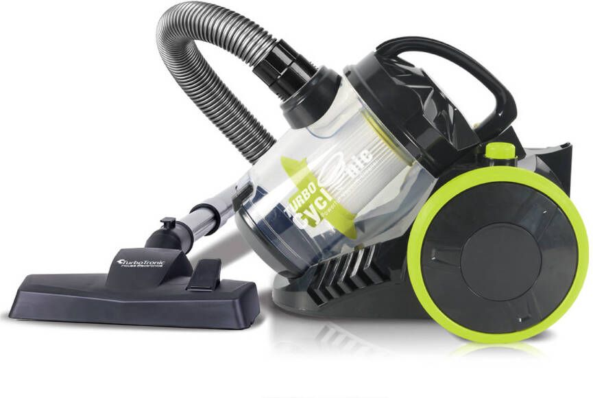 TurboTronic Cv07 Stofzuiger Cycloonstofzuiger Zonder Zak 900w Groen/zwart