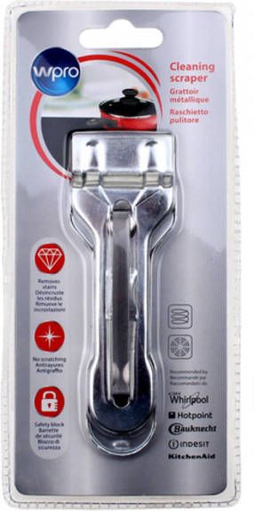 Wpro Schraper Keramischeglas Kookplaat + 1 Mesje(In B 484000008546
