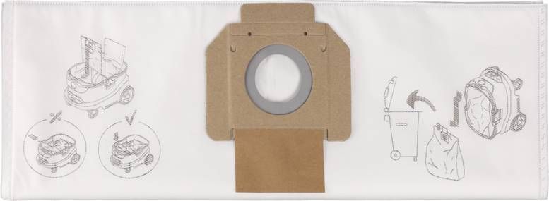 Makita Stofzak Fleece voor VC4210(5 stuks )