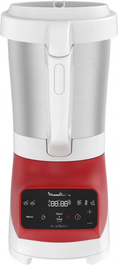 Moulinex Lm924500 Verwarmde Blender Soep & Meer 2l Rood
