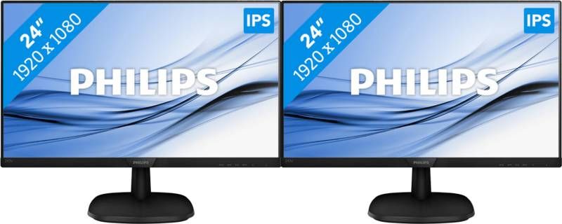 Philips 2x 243V7QDAB