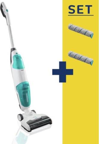 Leifheit Regulus Aqua PowerVac Draadloze Vloerreiniger 2-in-1 incl. 2 wisserrollen