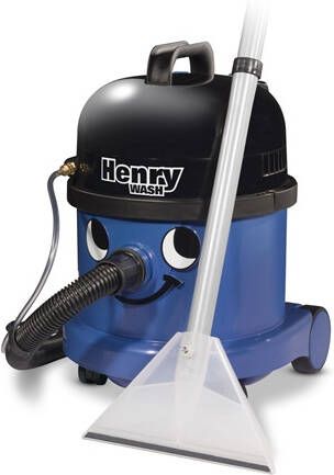 Numatic Henry Wash Hvw 370 2 Sproei extractiemachine Blauw Met Kit As6