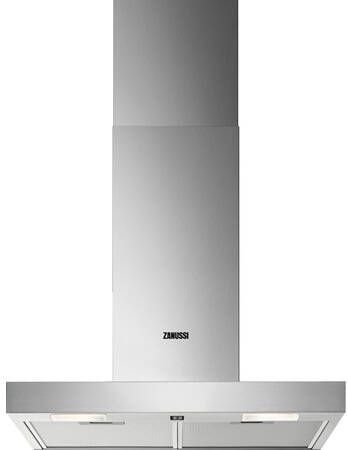 Zanussi ZHB60460XA wandschouw afzuigkap met 400 m3/u vermogen en...
