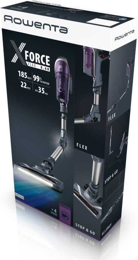 Rowenta RH9637WO Steelstofzuiger Grijs
