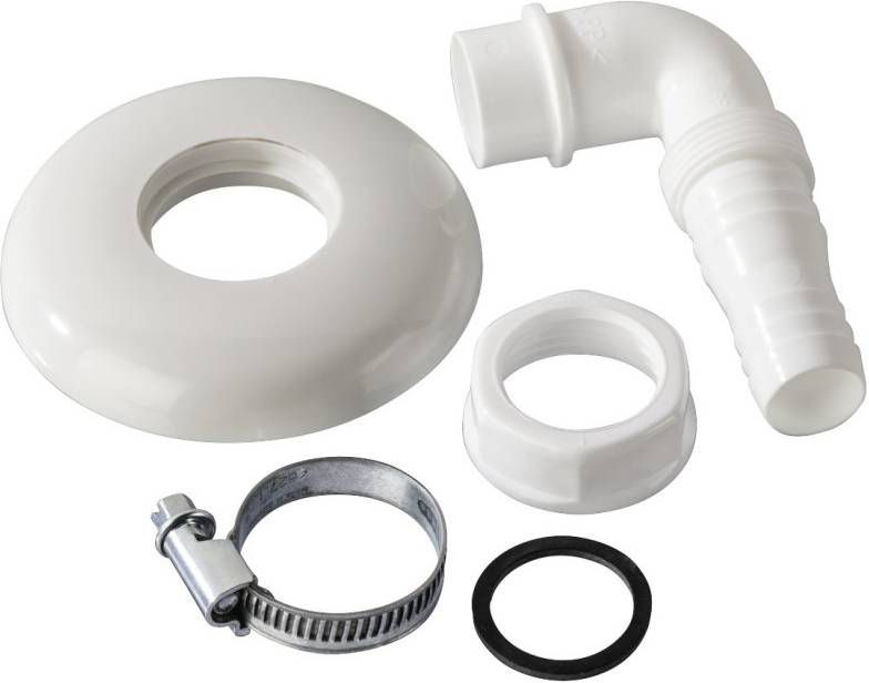 Xavax Buis connector voor sifons bevestigd in de muur Wasmachine accessoire