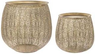 Riverdale Bijzettafel Pure goud s/2 60cm