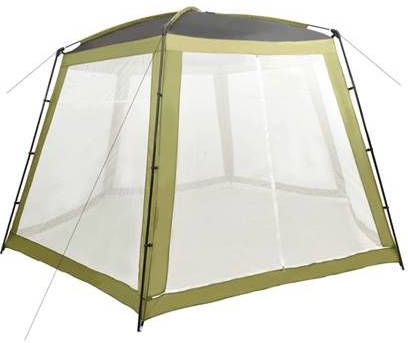 vidaXL Zwembadtent 500x433x250 cm stof groen
