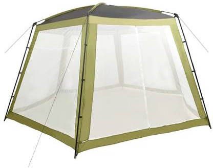 vidaXL Zwembadtent 590x520x250 cm stof groen