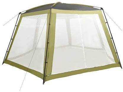 vidaXL Zwembadtent 660x580x250 cm stof groen