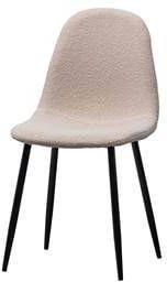 Woood Marije Eetkamerstoel Teddy Taupe Set van 2