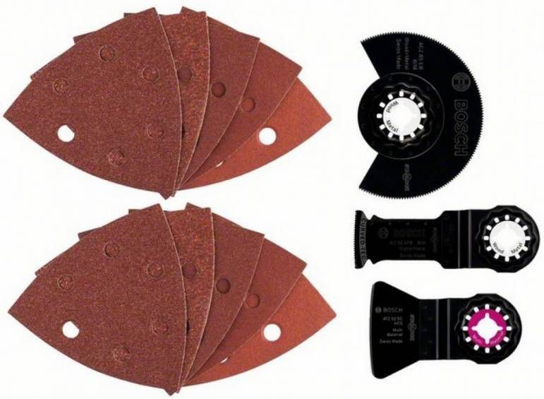 Bosch 2608661694 13 delige Multitool Accessoireset voor hout en metaal