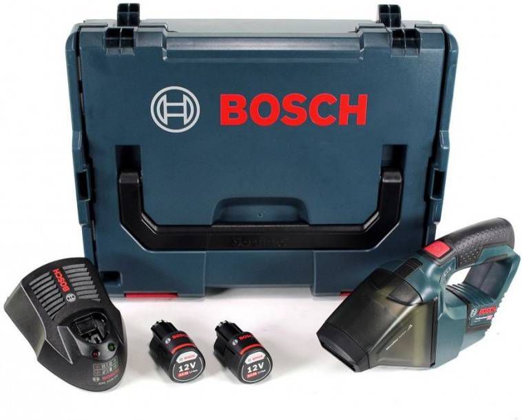 Bosch GAS 12V Li Ion accu stofzuiger set(2x 3.0Ah accu)in L Boxx