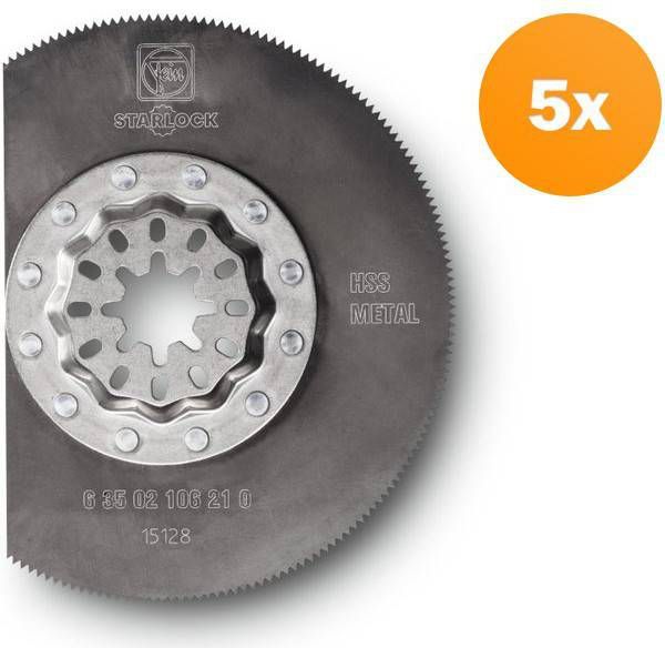 Fein 63502106230 Universeel segmentzaagblad(5st) SL 85 mm(106 )