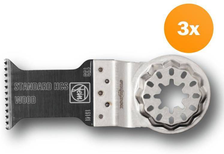 Fein 63502133220 E Cut zaagblad(3st) SL 50 x 35 mm(133 )