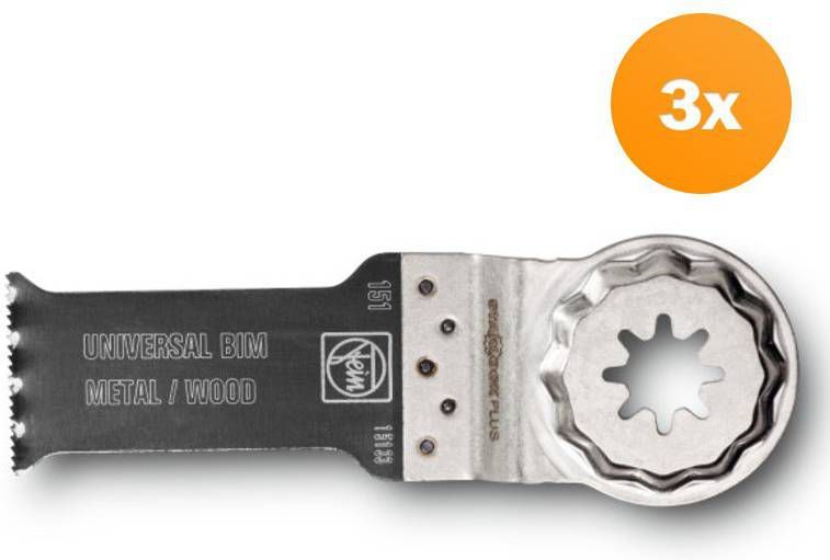 Fein 63502151220 E Cut Universal zaagblad(3st) SLP 60 x 28 mm(151 )