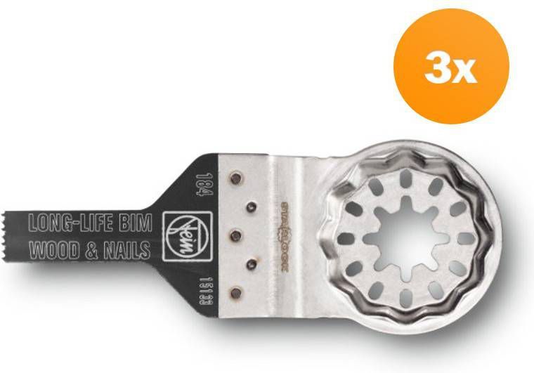 Fein 63502184220 E Cut Long Life zaagblad(3st) SL 30 x 10 mm(184 )