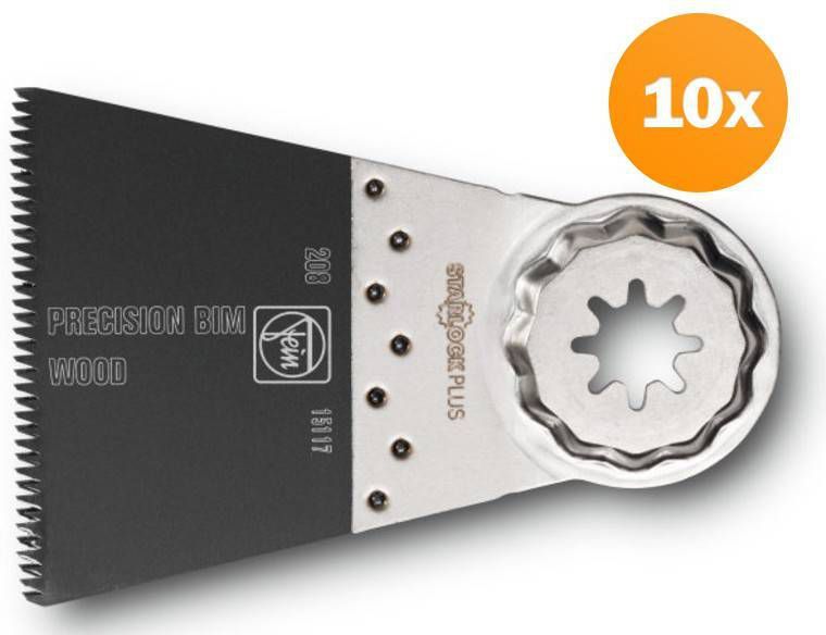Fein 63502208240 E Cut Precision BIM zaagblad(10st) SLP 50 x 65 mm(208 )
