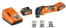 Fein AMM300 Multimaster Start 12V Li ion accu multitool set(2x 3.0Ah)+ 3 zaagbladen in koffer