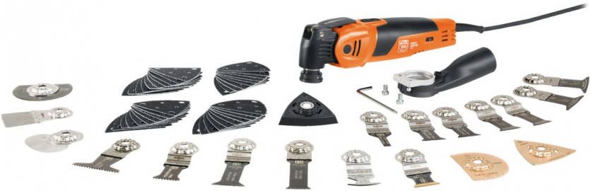 Fein MM700 Multimaster Max Top Multitool + 60 delige accessoireset in koffer 450W