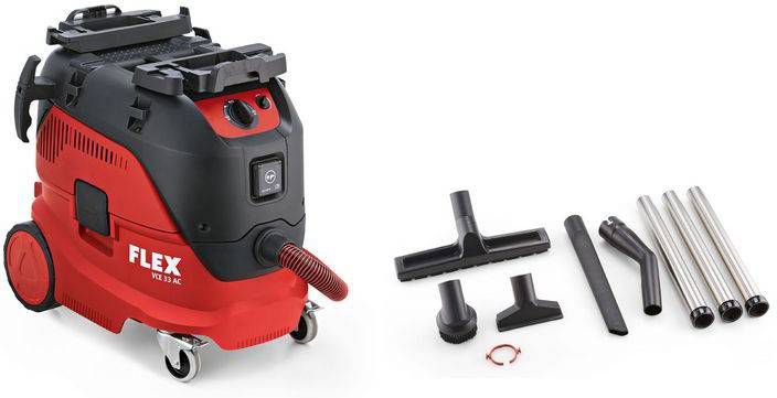 Flex VCE 33 L AC Set Bouwstofzuiger 1400W L klasse 30L