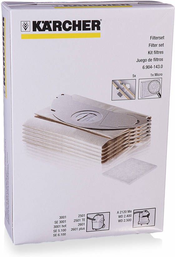 Karcher Kärcher 7869041430 stofzuigerzak papier(doos)5st.