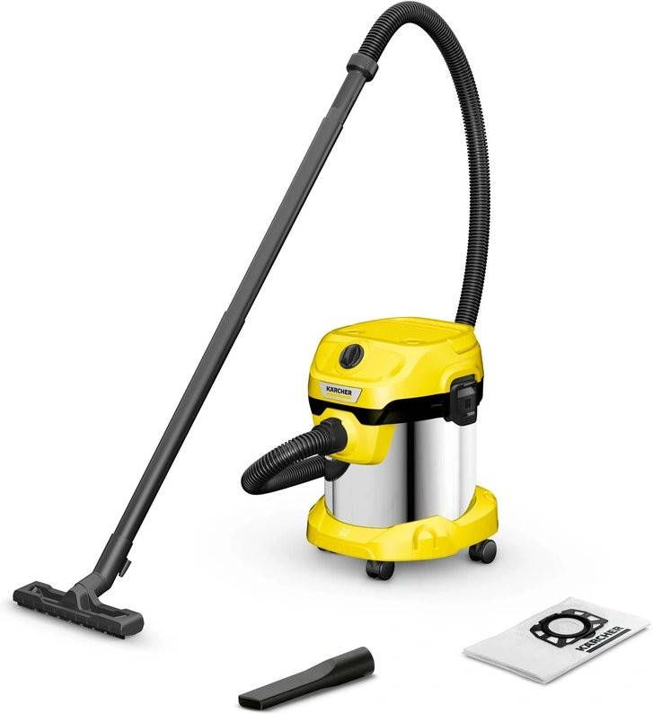 Karcher Kärcher WD 2 Plus S V 15/4/18 Nat En Droogzuiger 1000W