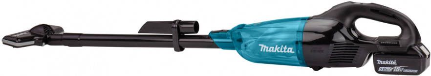 Makita DCL281FRTB 18V Li Ion accu steelstofzuiger zwart set(1x 5, 0Ah) 1500l/min koolborstelloos