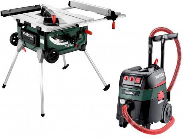 Metabo 690889000 Zaagtafel Met Onderstel(TS 254)&amp, Alleszuiger/Bouwstofzuiger(ASR 35 M ACP)Combiset 254 X 30mm