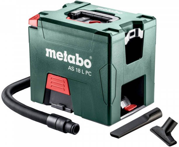 Metabo AS 18 L PC Li Ion Accu Alleszuiger/Bouwstofzuiger Body L Klasse 7, 5L