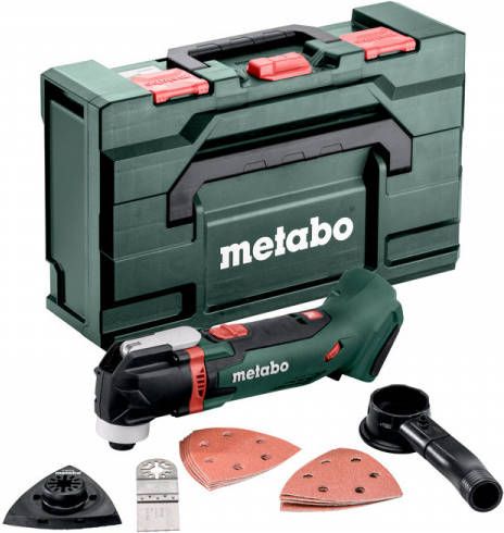 Metabo MT 18 LTX 18V Li Ion Accu Multitool Body + 14 Delige Accessoireset In X