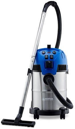 Nilfisk 30T INOX VSC Nat -/droogzuiger 1400W 20L