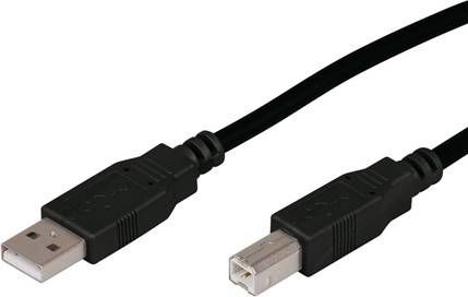 Scanpart USB kabel 2.0 A(M)- B(M)2, 0m Accessoire