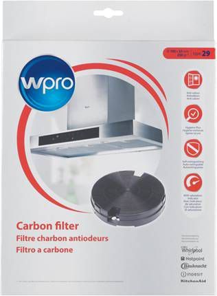 WPRO koolstoffilter rond �195x33mm