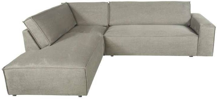 Dutch by HomingXL Loungebank chaise longue Marken | Links | City beige 03 | 2, 12 x 2, 73 mtr breed