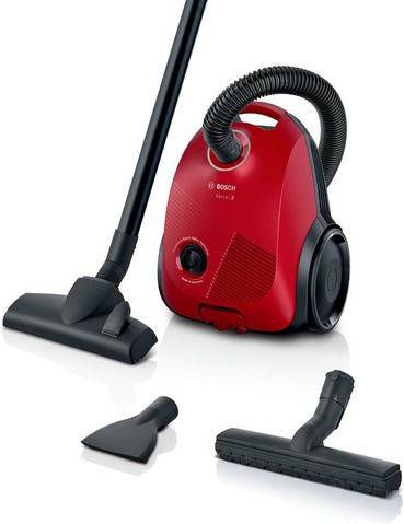 BOSCH Stofzuiger BGLS2LR1H duurzame materialen, hygiënefilter, rood