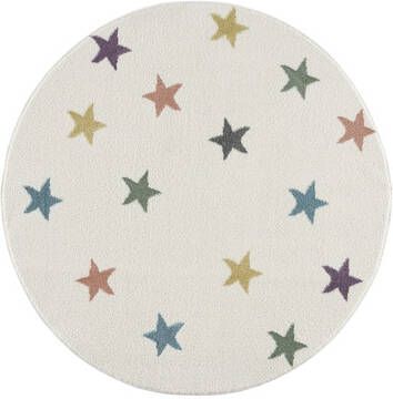 LIVONE Happy Rugs Fame Kinderdeken creme/multi rond