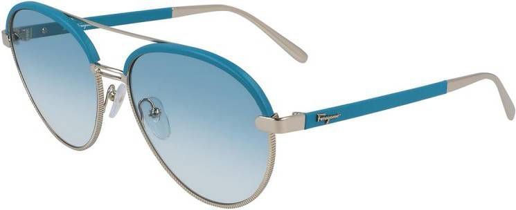 Salvatore Ferragamo Zonnebrillen Blauw Dames