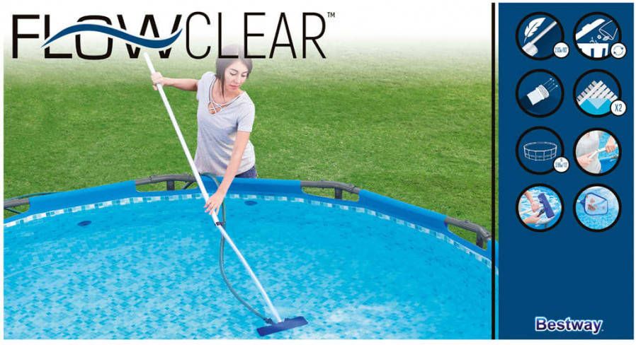 Bestway Onderhoudsset voor bovengronds zwembad Flowclear